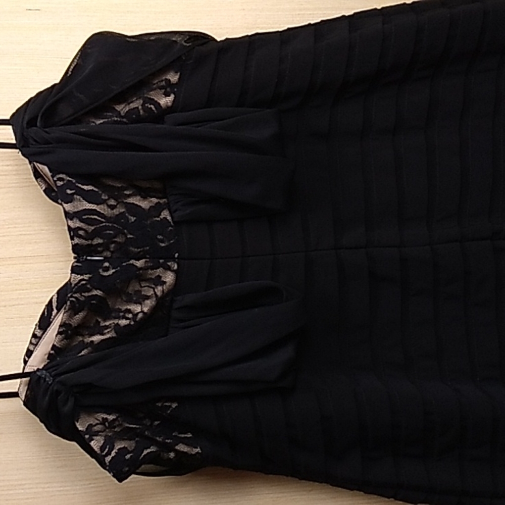 Scarlett Women's Dress Size 16 Black & Cream Colored - Picture 5 of 7